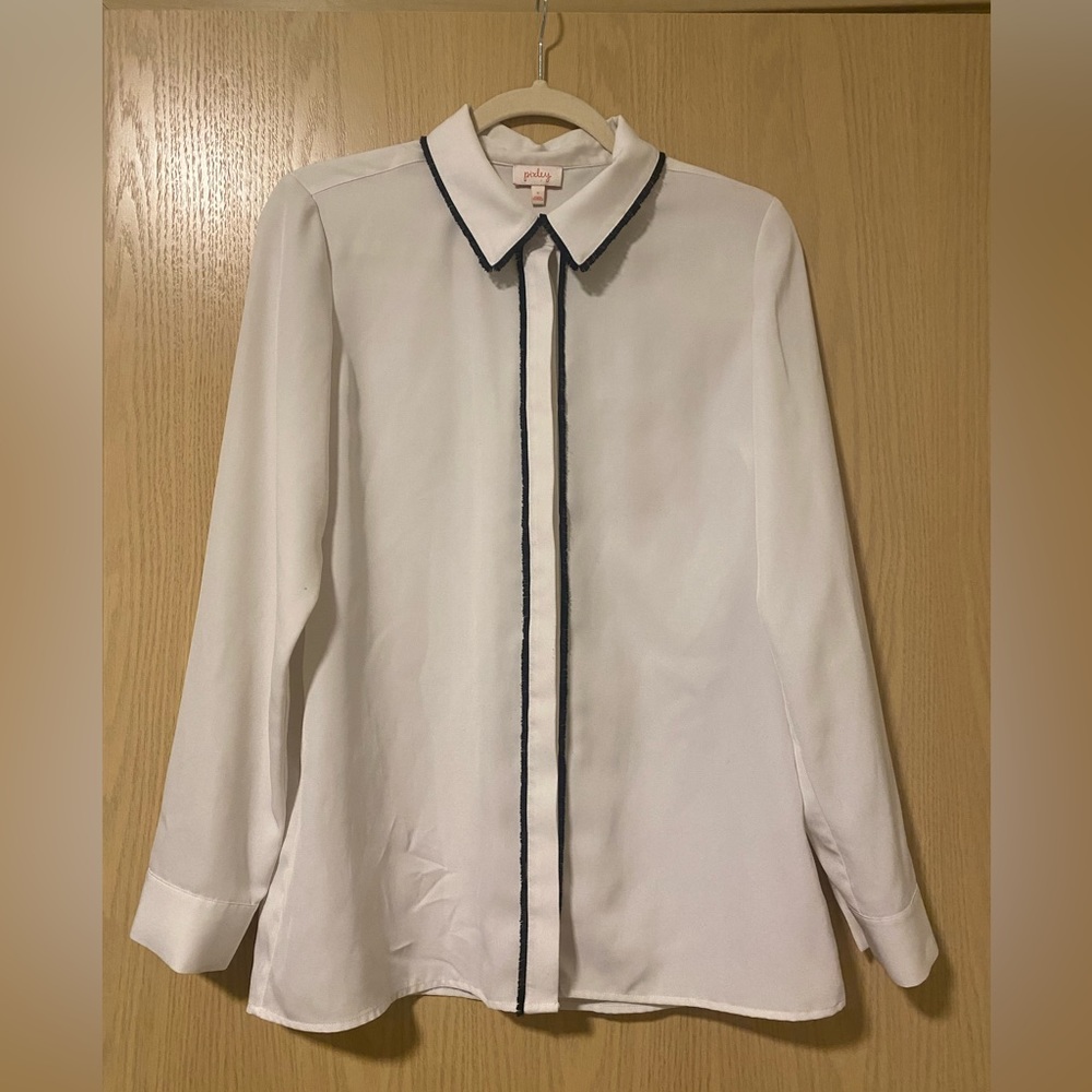 WHITE BLOUSE - LIGHT WEIGHT - Picture 1 of 4